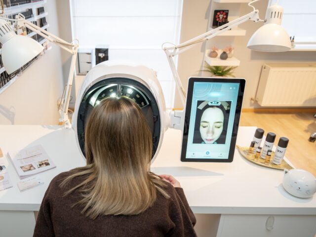 Huidanalyse met professioneel toestel